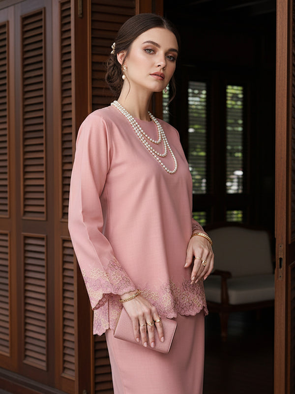 BAJU KURUNG KEDAH DARYA (DUSTY PINK)